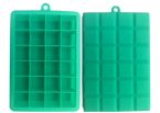 Silicone  Ice Cube Tray with 24 cups of Square